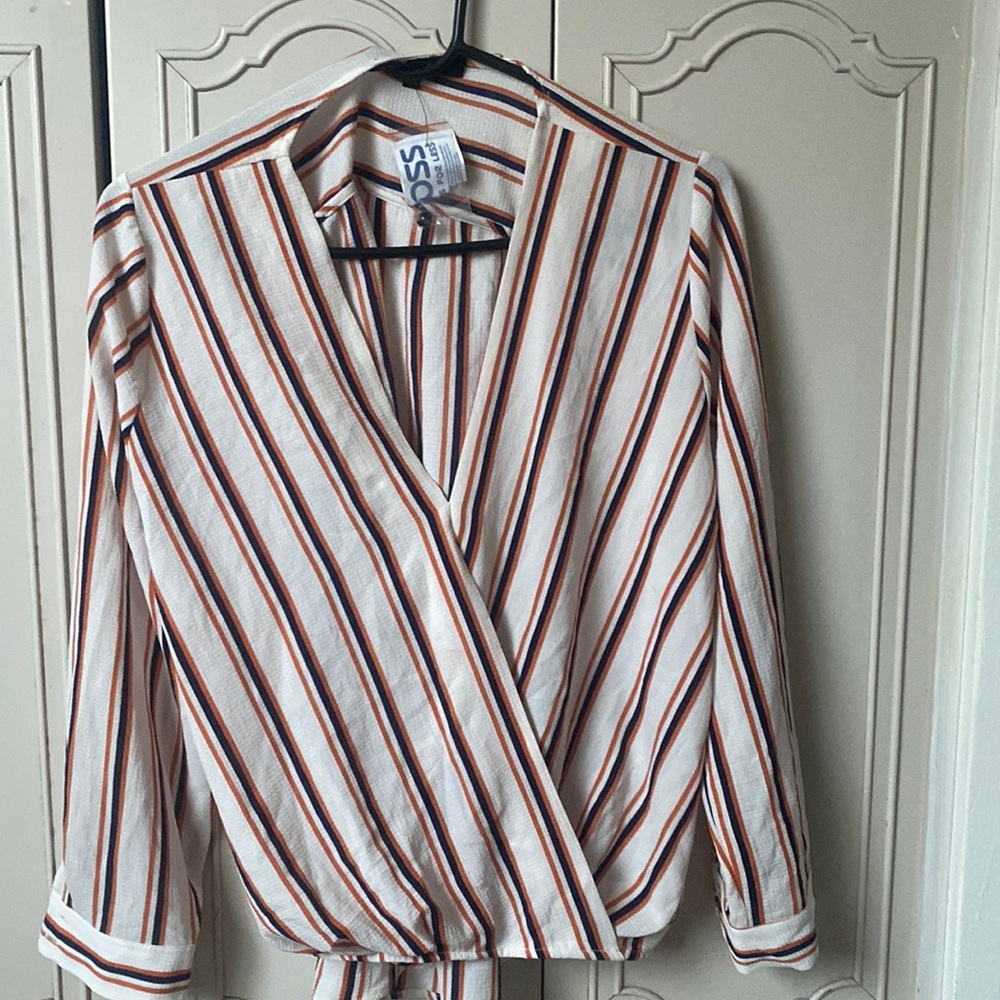 Deep V Blouse